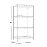 Load image into Gallery viewer, Home Basics 4 Tier Metal Wire Shelf, White $40.00 EACH, CASE PACK OF 4
