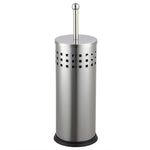 Load image into Gallery viewer, Home Basics Brushed Metal Toilet Plunger &amp; Holder $10.00 EACH, CASE PACK OF 12
