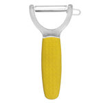 Load image into Gallery viewer, Home Basics Y Vegetable Peeler with Textured Plastic Handle - Assorted Colors
