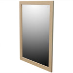 Load image into Gallery viewer, Home Basics Framed Painted MDF 18” x 24” Wall Mirror, Natural $10.00 EACH, CASE PACK OF 6
