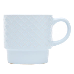Home Basics Embossed Weave 4 Piece Stackable Mug Set with Stand
 $10.00 EACH, CASE PACK OF 6