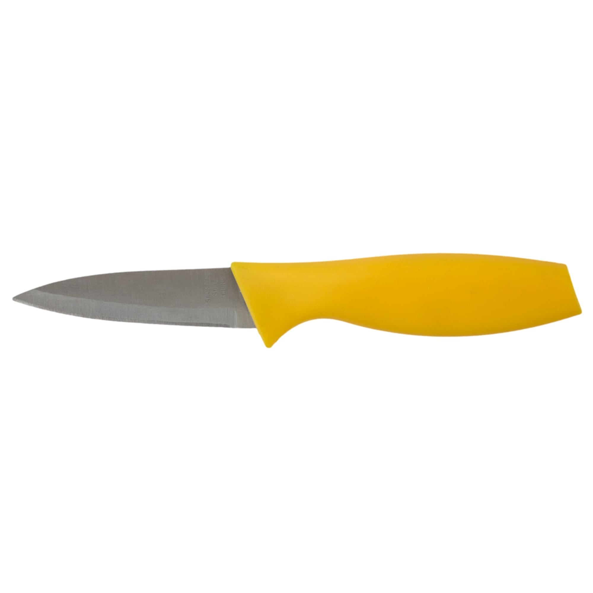 Home Basics 3 Piece Stainless Steel  Knife Set with Colorful Slip Covers $4.00 EACH, CASE PACK OF 12