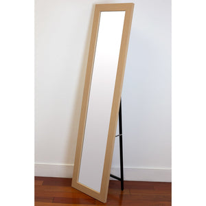 Home Basics Full Length Floor Mirror With Easel Back, Natural $30.00 EACH, CASE PACK OF 4
