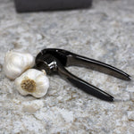 Load image into Gallery viewer, Home Basics Nova Collection Zinc Garlic Press, Black Onyx $5.00 EACH, CASE PACK OF 24
