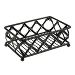 Load image into Gallery viewer, Home Basics Lattice Collection Freestanding Sponge Holder for Kitchen Sink, Black $3.00 EACH, CASE PACK OF 12
