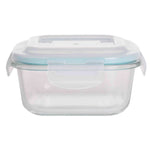 Load image into Gallery viewer, Home Basics 17 oz. Square Borosilicate Glass Food Storage Container $4.00 EACH, CASE PACK OF 12
