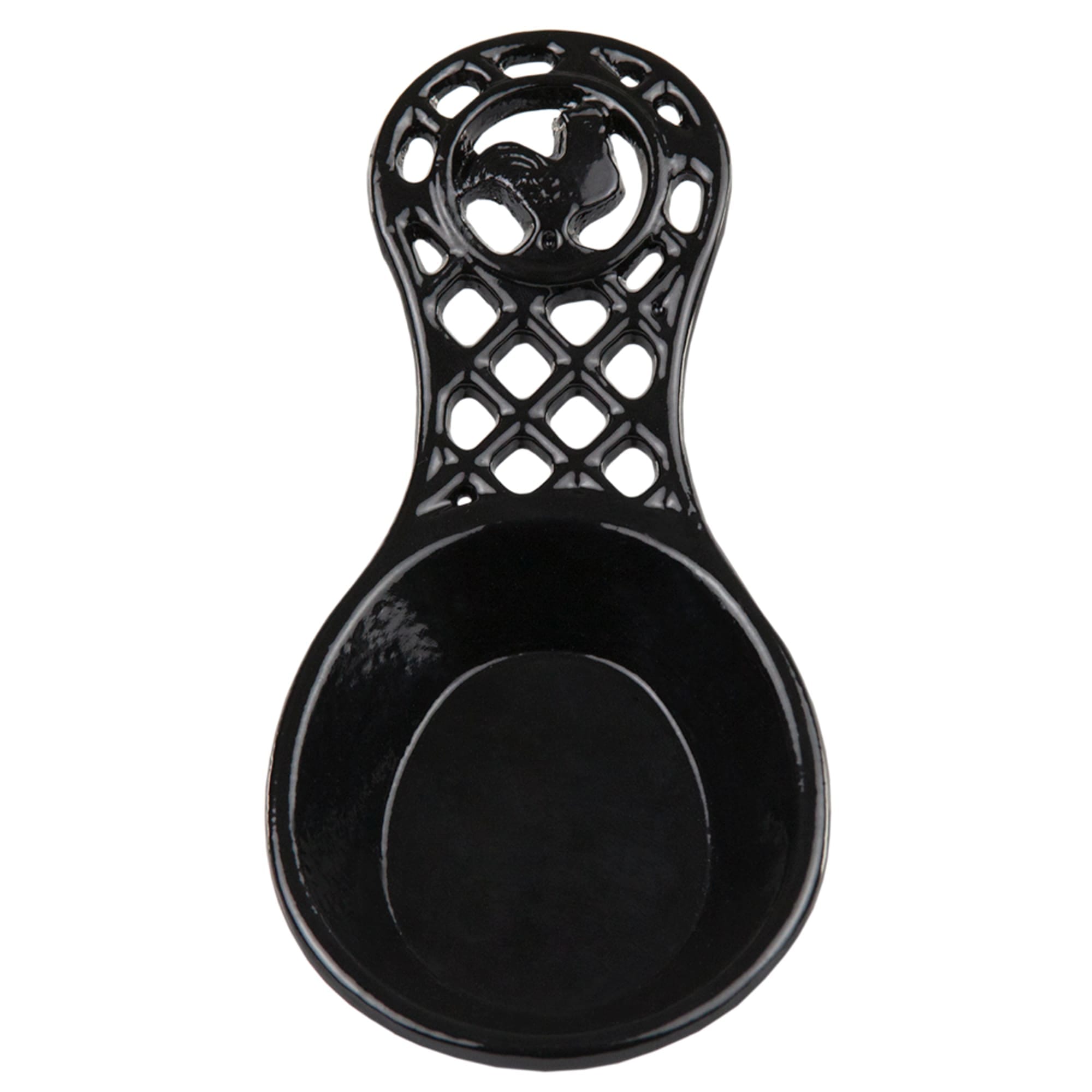 Home Basics Cast Iron Rooster Spoon Rest, Black $4.00 EACH, CASE PACK OF 6