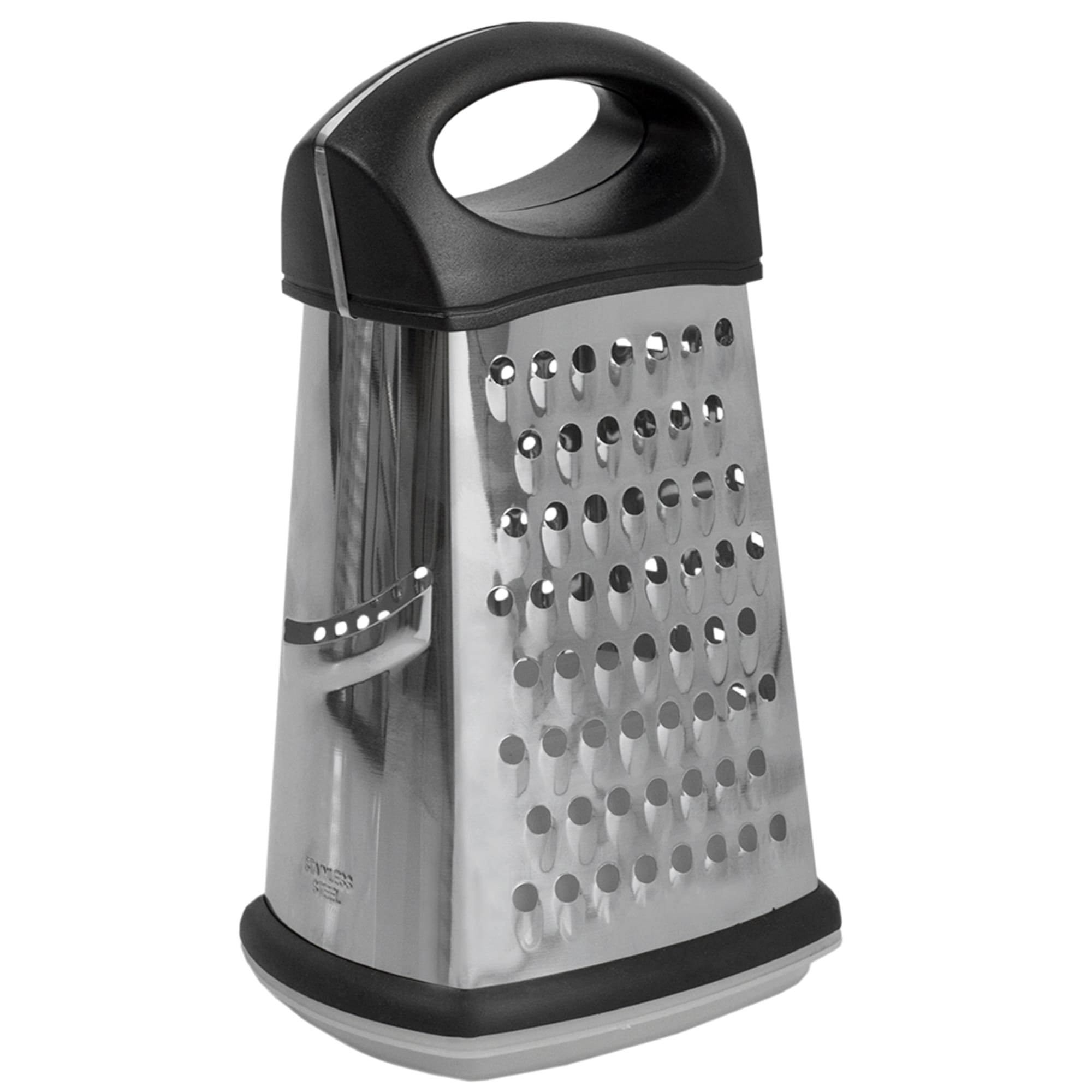 Home Basics 4 Sided Stainless Steel Cheese Grater with Storage Container $4.00 EACH, CASE PACK OF 24