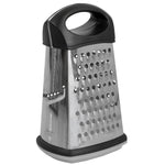 Load image into Gallery viewer, Home Basics 4 Sided Stainless Steel Cheese Grater with Storage Container $4.00 EACH, CASE PACK OF 24
