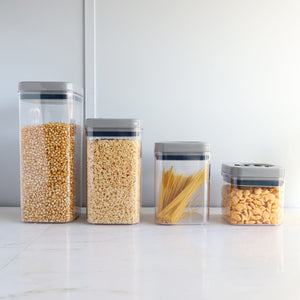 6 Pack 2.3 Oz. Plastic Food Storage Containers With Airtight Lids