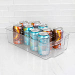 Load image into Gallery viewer, Home Basics Multi-Purpose Plastic Fridge Bin, Clear $5.00 EACH, CASE PACK OF 12
