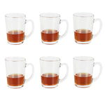 Load image into Gallery viewer, Home Basics Collins 10 oz Glass Mug Set, (Pack of 6), Clear $8 EACH, CASE PACK OF 6
