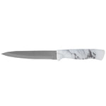 Load image into Gallery viewer, Home Basics Marble Collection 5&quot;  Utility Knife, White $1.50 EACH, CASE PACK OF 24
