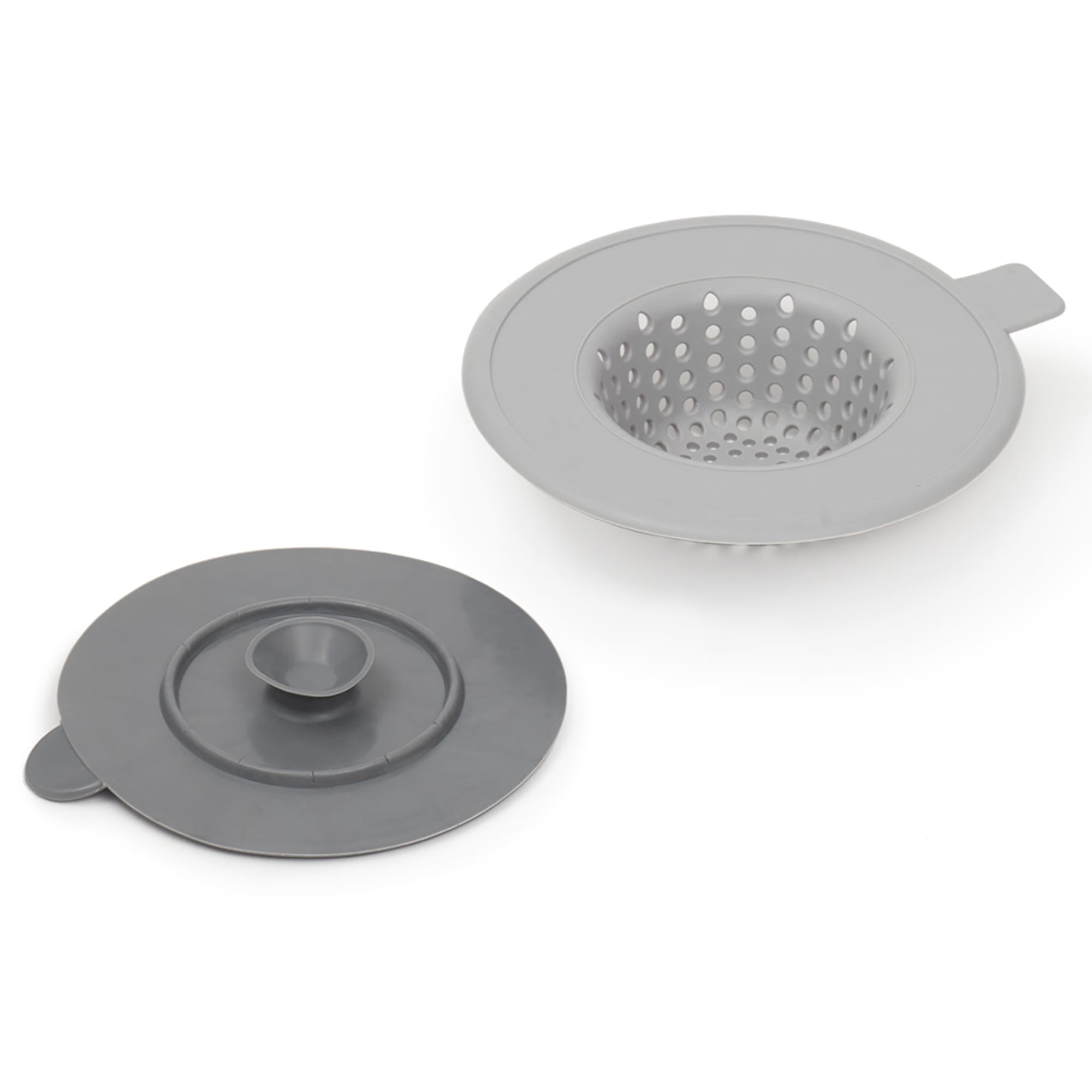 Home Basics Silicone Sink Strainer and Stopper, Grey $2.50 EACH, CASE PACK OF 48