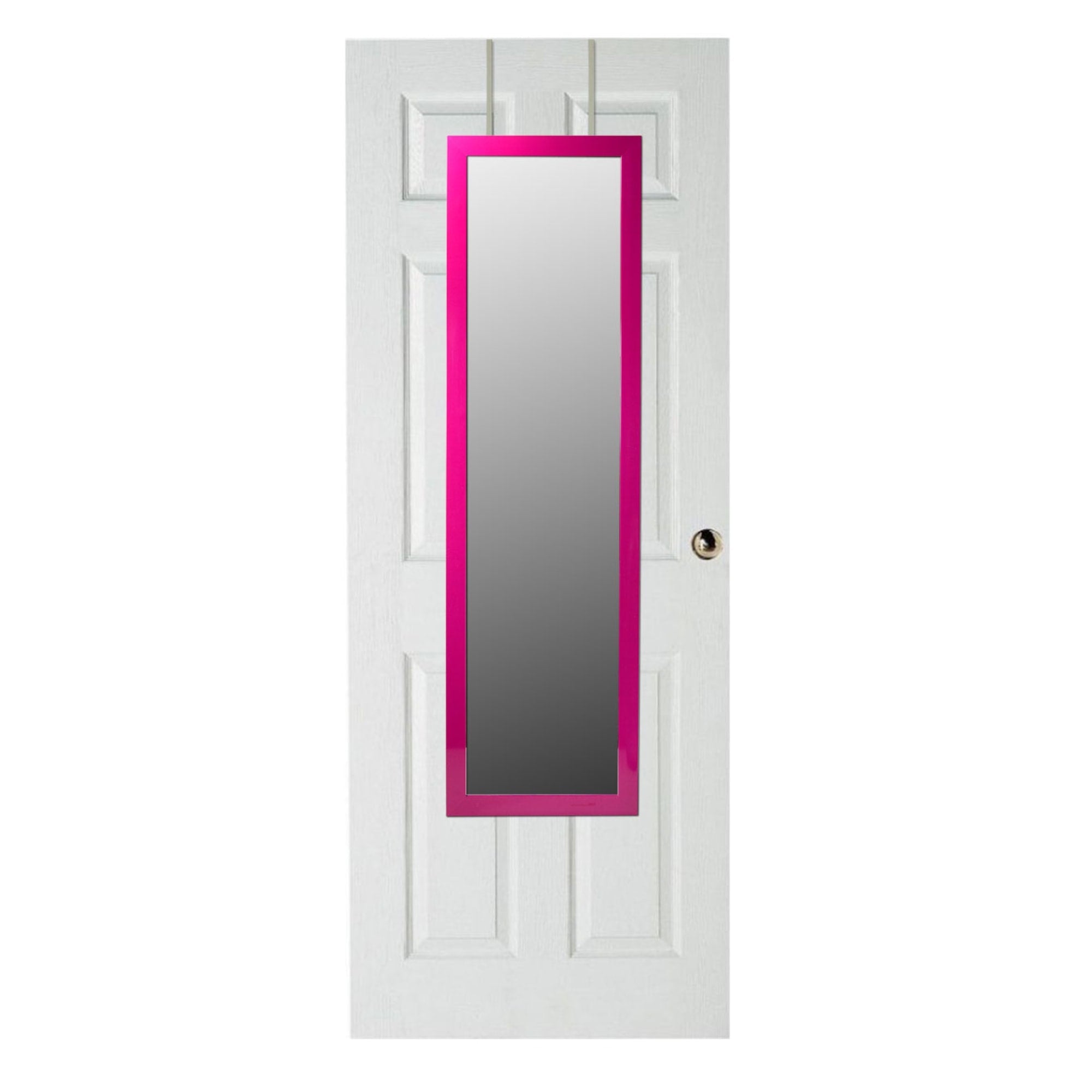 Home Basics Over The Door Mirror, Pink $12 EACH, CASE PACK OF 6