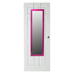 Load image into Gallery viewer, Home Basics Over The Door Mirror, Pink $12 EACH, CASE PACK OF 6

