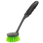 Load image into Gallery viewer, Home Basics Brilliant Dish Brush, Grey/Lime $2 EACH, CASE PACK OF 12
