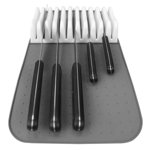 Home Basics Stainless Steel Magnetic Knife Holder, Black, FOOD PREP
