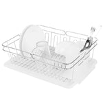 Load image into Gallery viewer, Home Basics Twist Dish Rack with Clear Draining Board $15.00 EACH, CASE PACK OF 6

