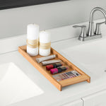 Load image into Gallery viewer, Home Basics Bamboo Vanity Tray $8 EACH, CASE PACK OF 6
