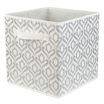 Load image into Gallery viewer, Home Basics  Metallic Storage Bin, Silver - Assorted Colors
