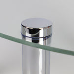 Load image into Gallery viewer, Home Basics 4 Tier Multi Use Arc Glass Corner Shelf, Clear $50.00 EACH, CASE PACK OF 3
