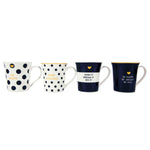 Load image into Gallery viewer, Home Basics Happiness Collection Bone China 12 oz. Novelty Mug - Assorted Colors
