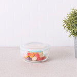 Load image into Gallery viewer, Home Basics 21 oz. Round Borosilicate Glass Food Storage Container $4 EACH, CASE PACK OF 12
