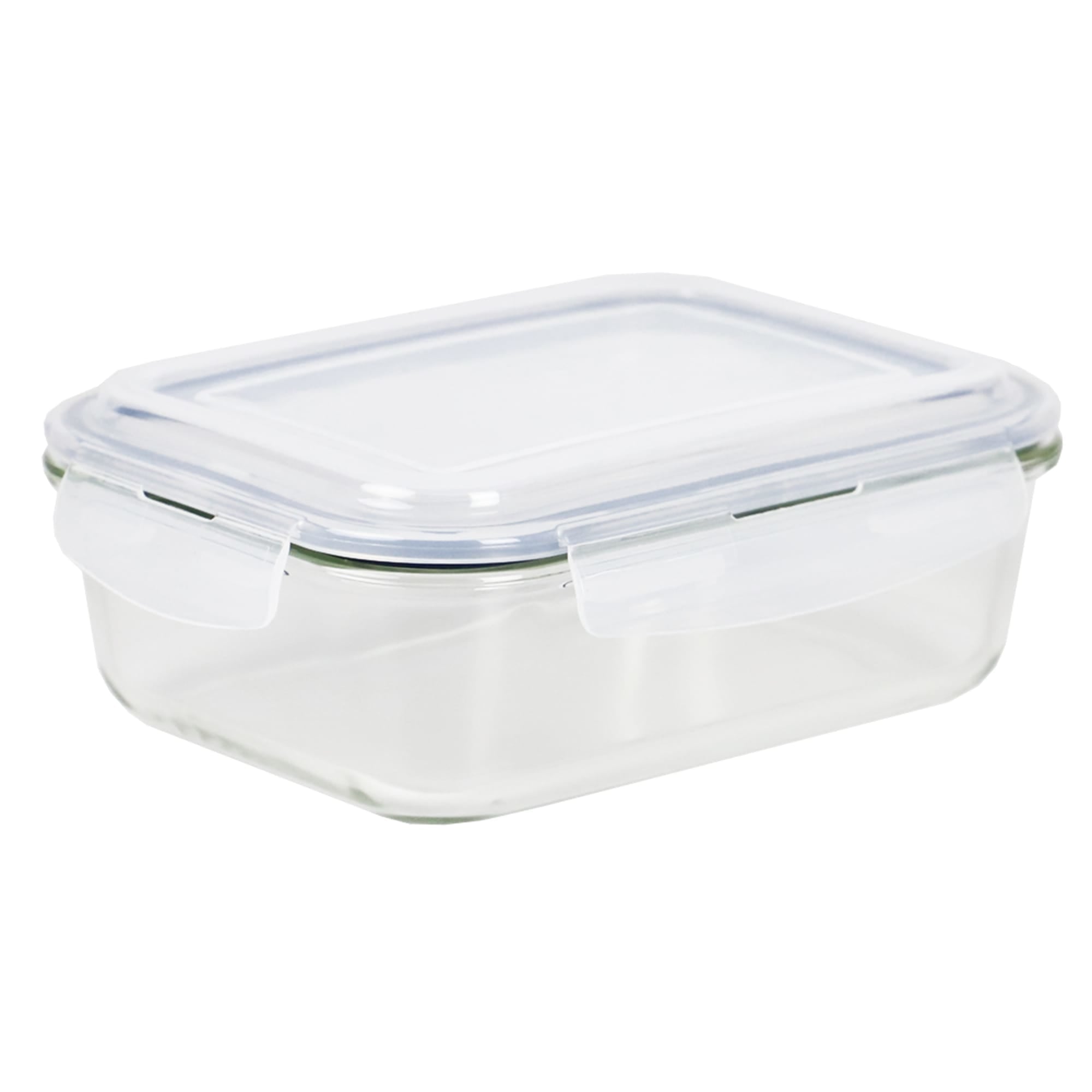 Michael Graves Design 51 Ounce High Borosilicate Glass Rectangle Food Storage Container with Indigo Rubber Seal $8.00 EACH, CASE PACK OF 12