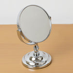 Load image into Gallery viewer, Home Basics Mini Double Sided Cosmetic Mirror, Silver $6 EACH, CASE PACK OF 12
