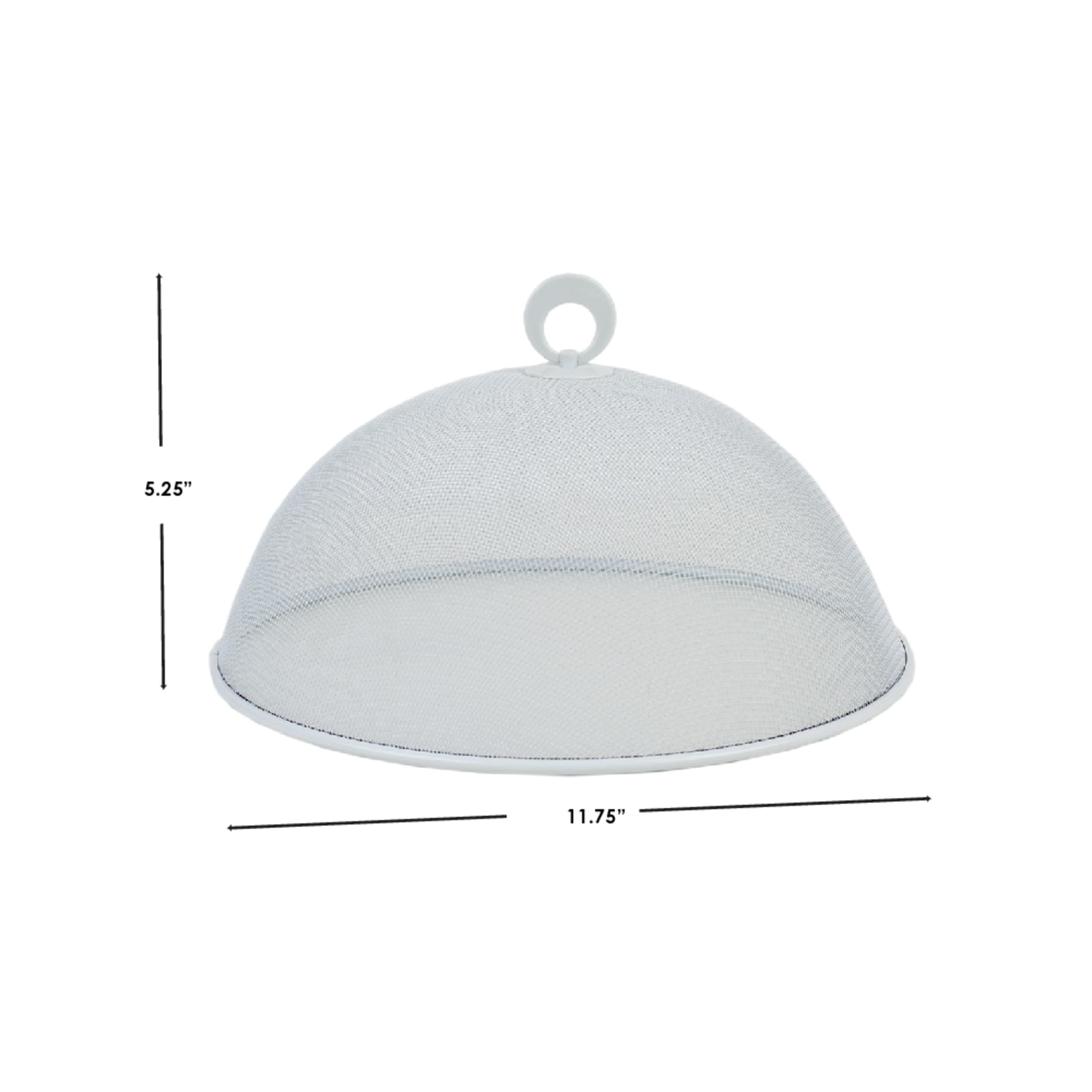 Home Basics Round Mesh Metal Food Plate Cover, White $2.00 EACH, CASE PACK OF 24