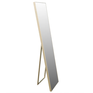 Home Basics 11” x 58” Easel Back Full Length Mirror with MDF Frame, Gold $20.00 EACH, CASE PACK OF 4