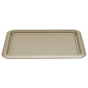 Home Basics Aurelia Non-Stick 11” x 14.5” Carbon Steel Cookie Sheet, Gold $5 EACH, CASE PACK OF 12