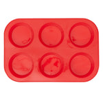 Load image into Gallery viewer, Home Basics 6-Cavity Silicone Muffin Pan $4.00 EACH, CASE PACK OF 24
