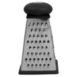 Load image into Gallery viewer, Home Basics 4-Sided Cheese Grater With Rubber Grip, Black $4.00 EACH, CASE PACK OF 24
