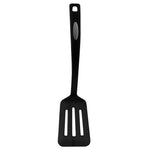 Load image into Gallery viewer, Home Basics Flexible Nylon Non-Stick Slotted Spatula with Curved Handle, Black $1.00 EACH, CASE PACK OF 24
