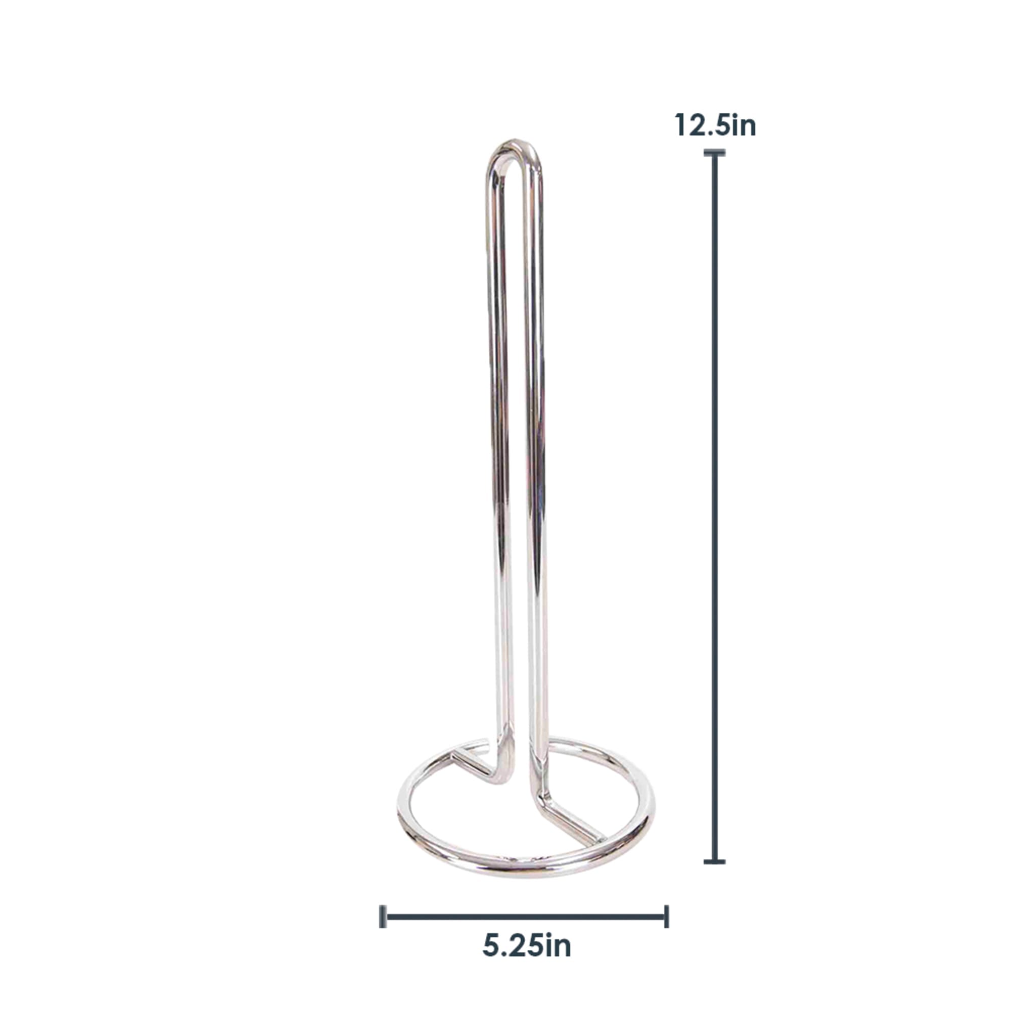 Home Basics Simplicity Collection Free-Standing Paper Towel Holder, Chrome $5.00 EACH, CASE PACK OF 12