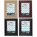 Load image into Gallery viewer, Home Basics 4” x 6” Deluxe Solid Wood Picture Frame - Assorted Colors
