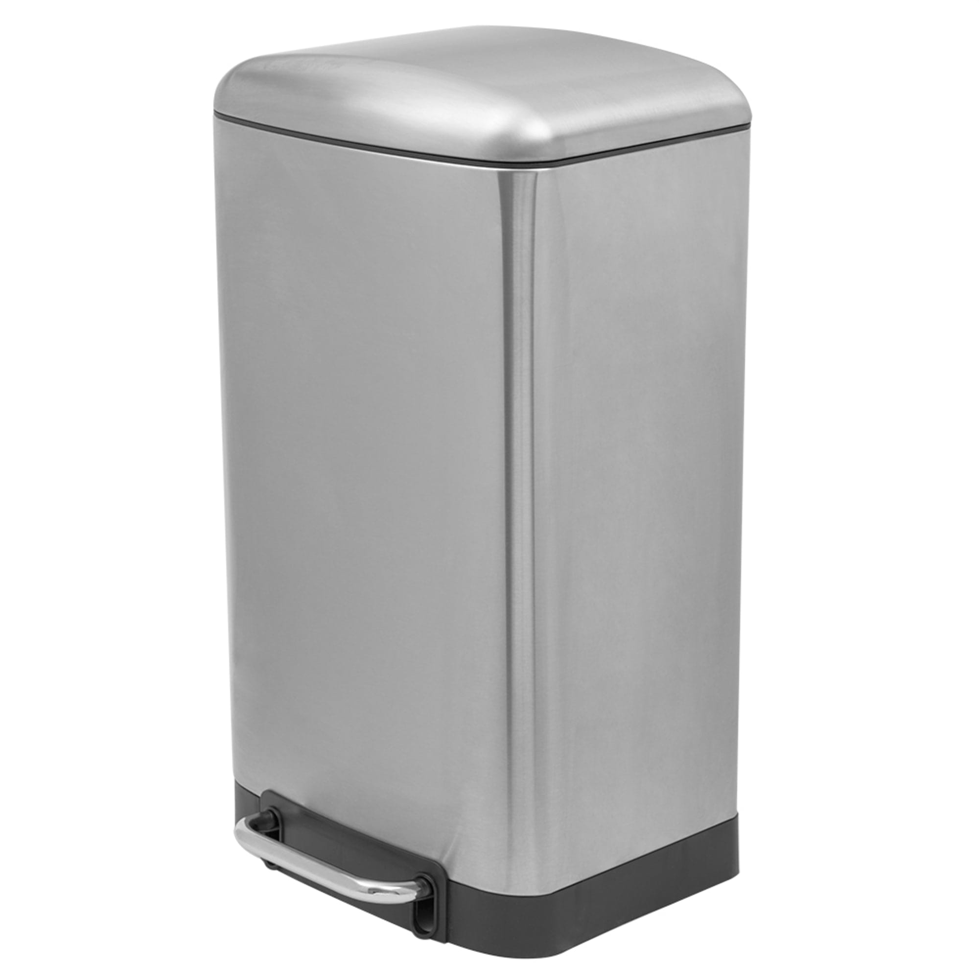 Michael Graves Design Soft Close 30 Liter Step On Stainless Steel Waste Bin, Silver $50.00 EACH, CASE PACK OF 1