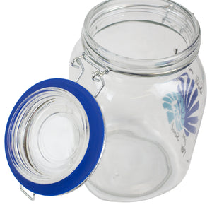 Home Basics Coastal Collection 51 oz. Glass Jar - Assorted Colors