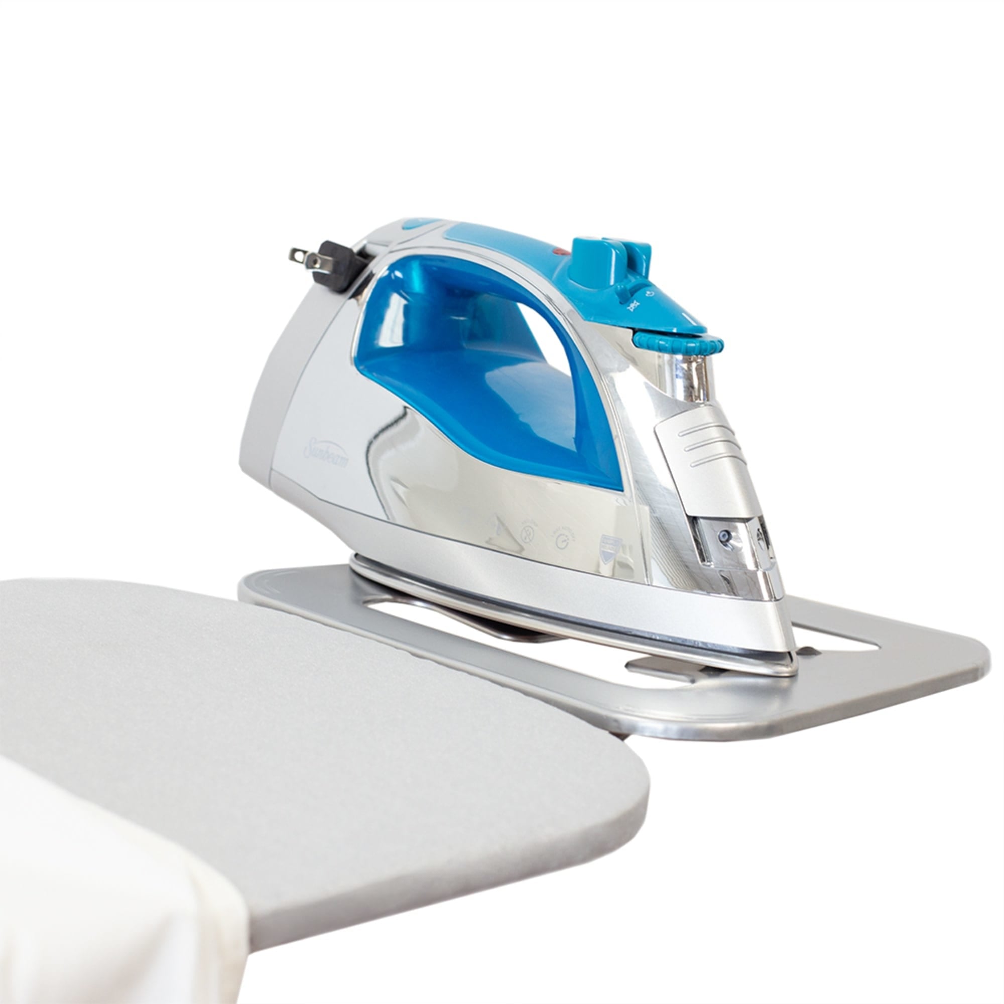 Home Basics  T-Leg Ironing Board with Iron Rest and Machine Washable Cotton Cover $25 EACH, CASE PACK OF 4
