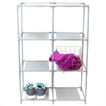 Load image into Gallery viewer, Home Basics Multi-Purpose Free-Standing 6 Cubed Organizing Storage Shelf, Grey $8 EACH, CASE PACK OF 12
