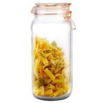 Load image into Gallery viewer, Home Basics X-Large Glass Pickling Jar with Rose Gold Clamp $4.00 EACH, CASE PACK OF 12
