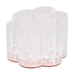 Load image into Gallery viewer, Home Basics Round Plastic Cosmetic Organizer with Rose Bottom $3.00 EACH, CASE PACK OF 12
