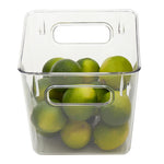 Load image into Gallery viewer, Home Basics Small Plastic Fridge Bin, Clear

 $4.00 EACH, CASE PACK OF 12
