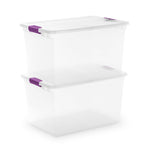Load image into Gallery viewer, Sterilite 66 Quart/62 Liter ClearView Latch™ Box $20.00 EACH, CASE PACK OF 6

