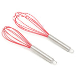 Load image into Gallery viewer, Home Basics Silicone Balloon Whisk with Stainless Steel Handle $3.00 EACH, CASE PACK OF 24
