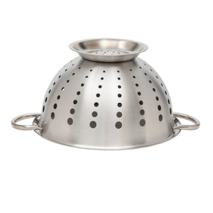 Home Basics 5 Qt Deep Stainless Steel Colander with Easy Grip Handles, Silver
 $5.00 EACH, CASE PACK OF 12