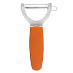 Load image into Gallery viewer, Home Basics Y Vegetable Peeler with Textured Plastic Handle - Assorted Colors
