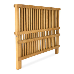 Home Basics Bamboo Foldable Dish Drainer $8.00 EACH, CASE PACK OF 12